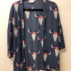 Chiffon cardigan/kimono